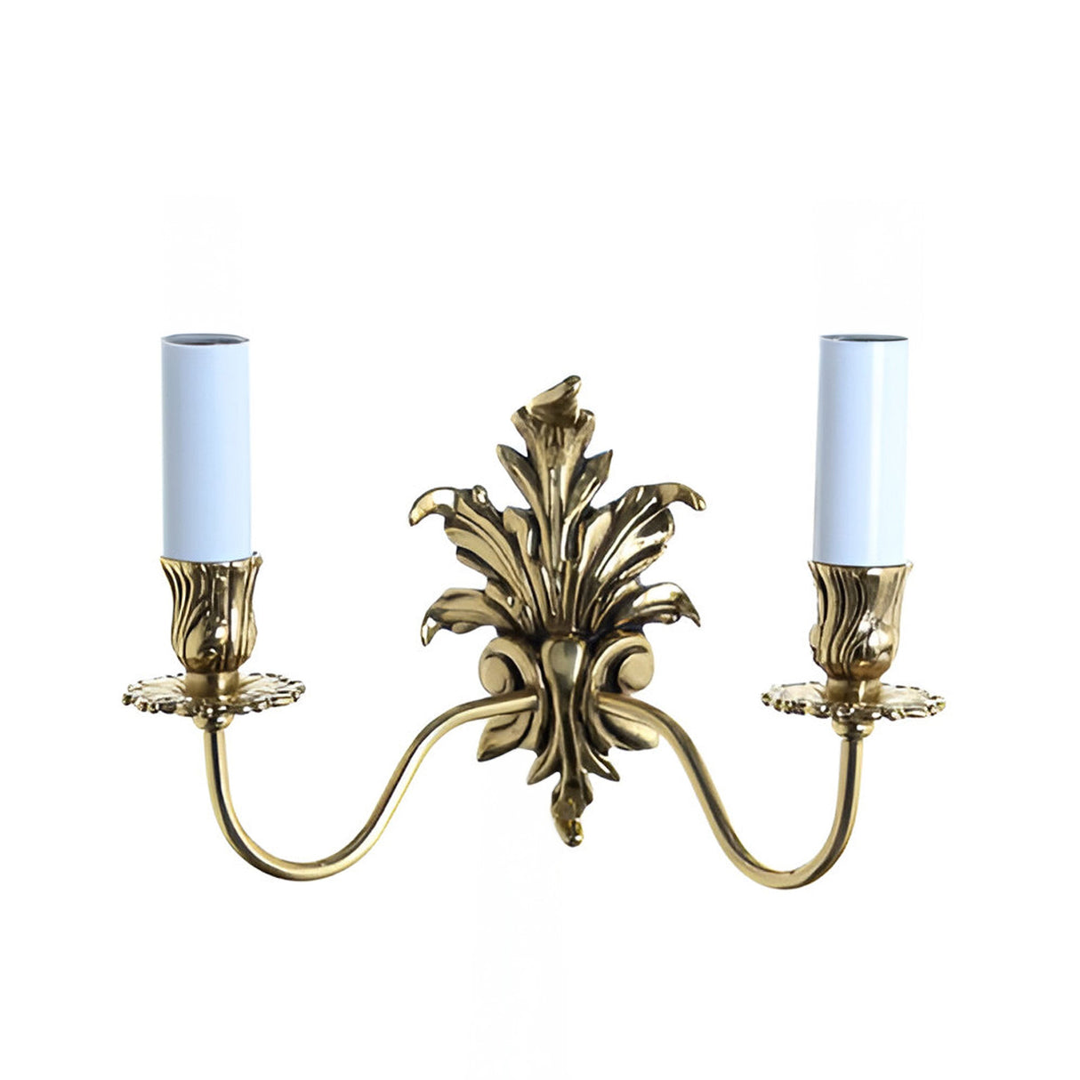 Dauren V3 2 Light Solid Brass Wall Light - Polished Brass