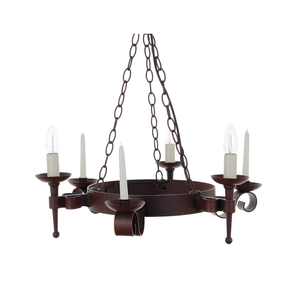 Manorhall 3 Light Iron Chandelier - Oil-Rubbed Bronze