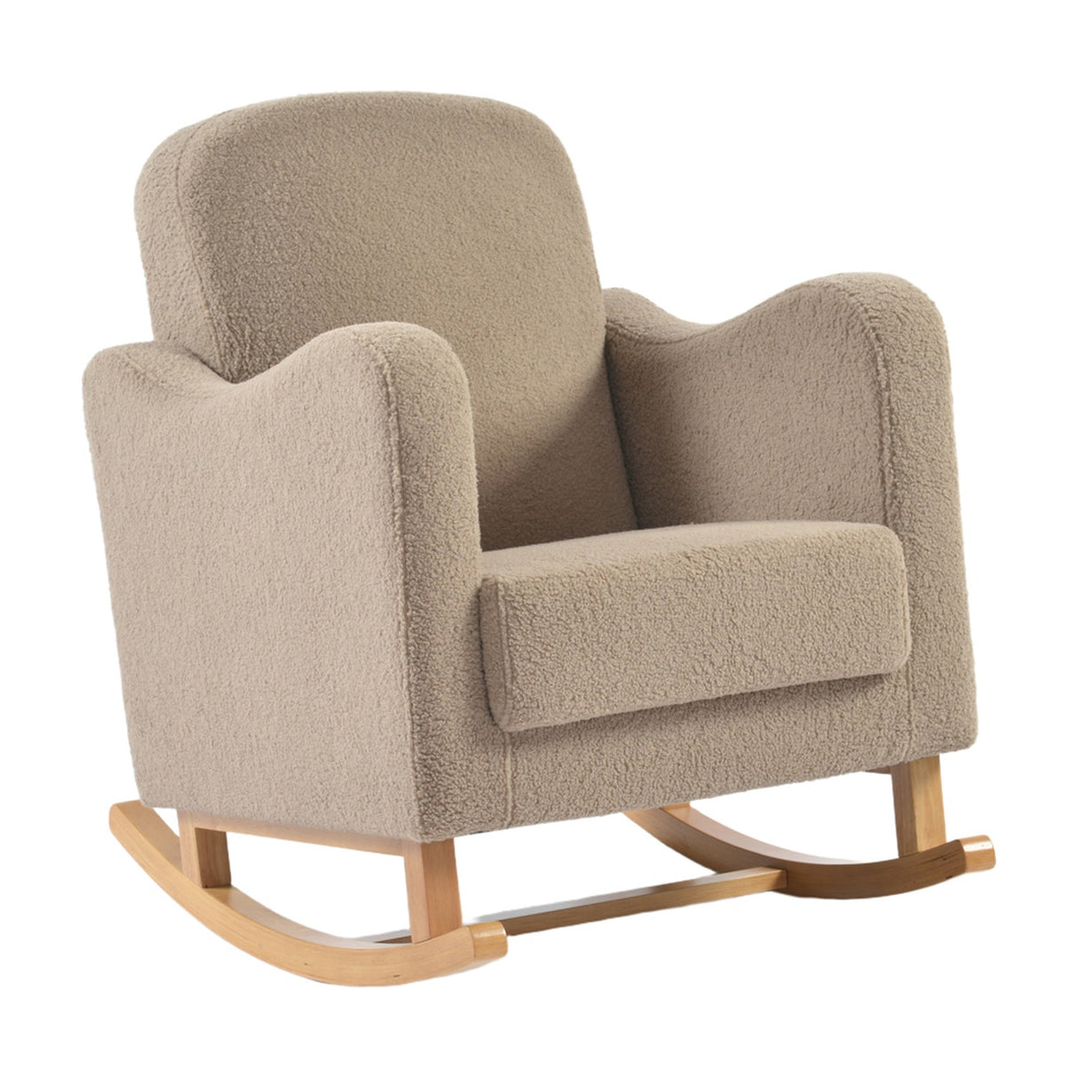 Soother Rocking Nursing Chair - Biscuit