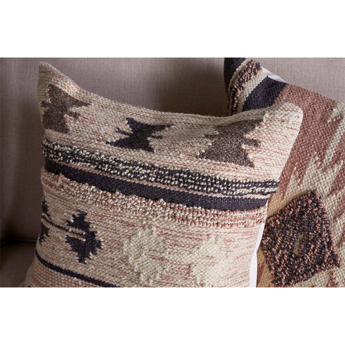 Tussi Ami 50 x 50cm Wool Cushion Cover - Dusty Pink