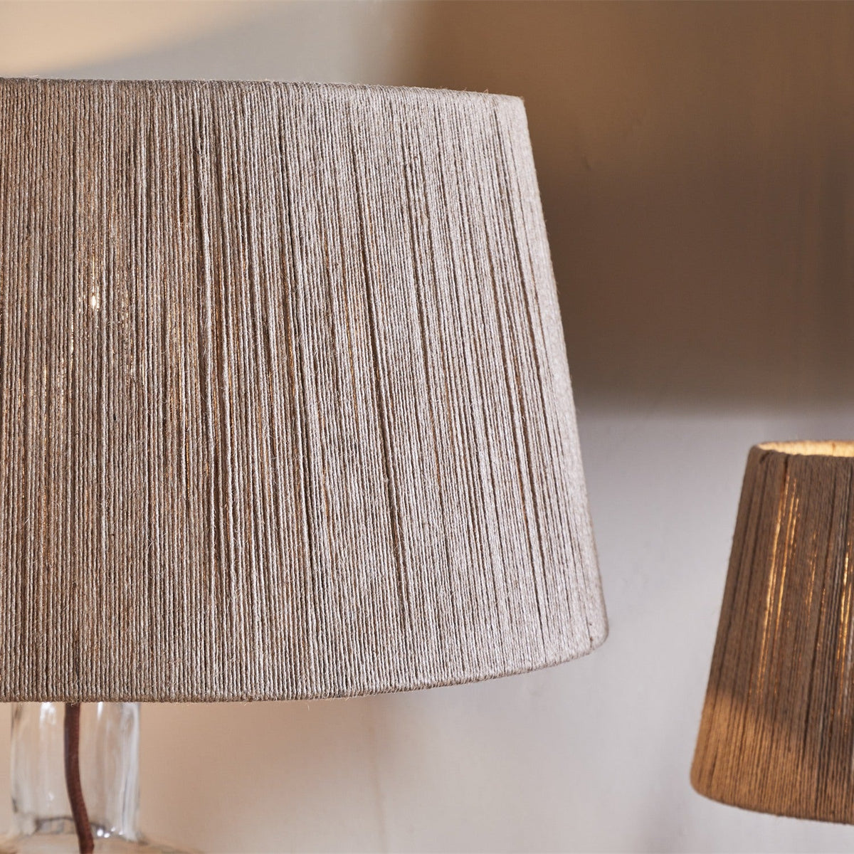 Tiwa Medium Woven Jute Lampshade - Natural