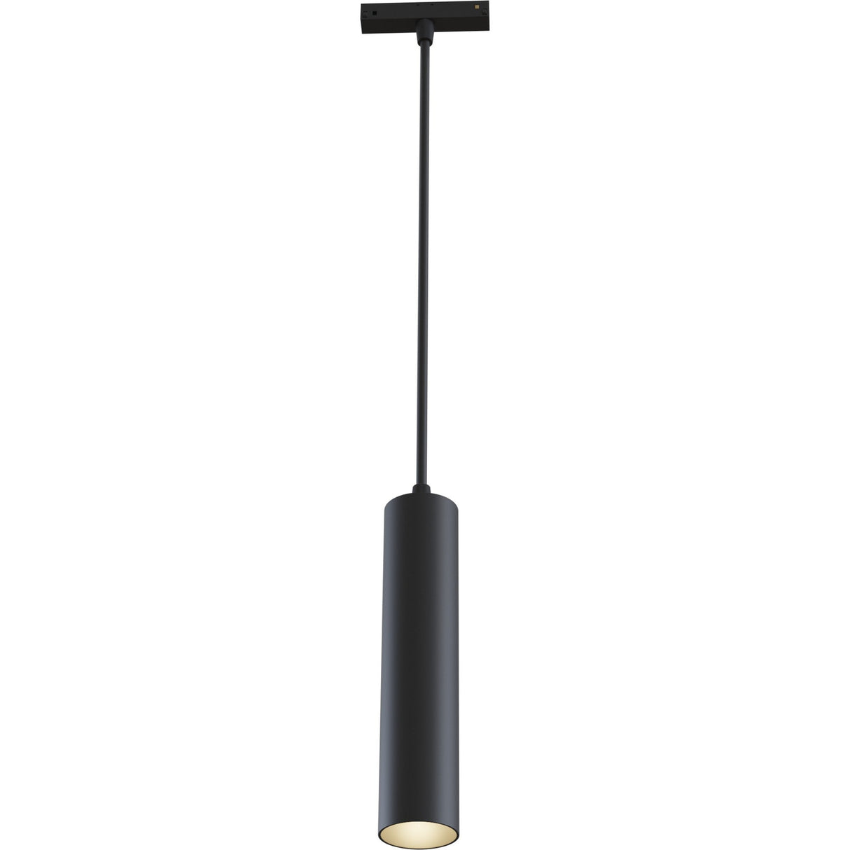 Focus LED S35 Magnetic Track Pendant Light in black, 12W, featuring a sleek black finish for focused, ambient lighting