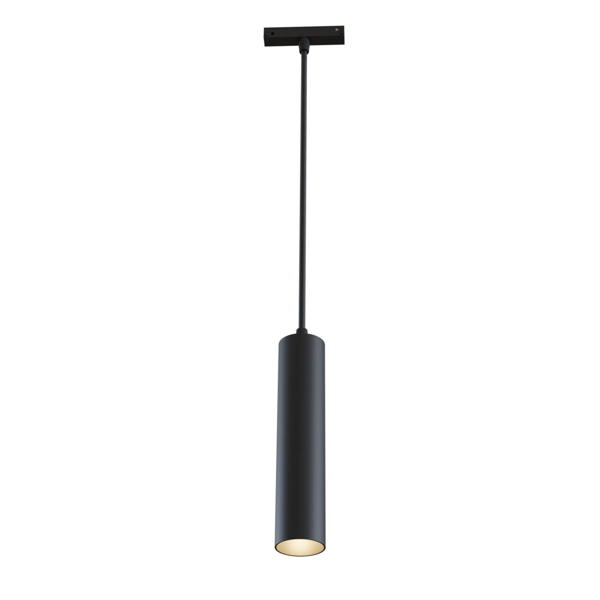 Focus LED S35 Magnetic Track Pendant Light in black, with a 12W LED for efficient, focused lighting on magnetic tracks