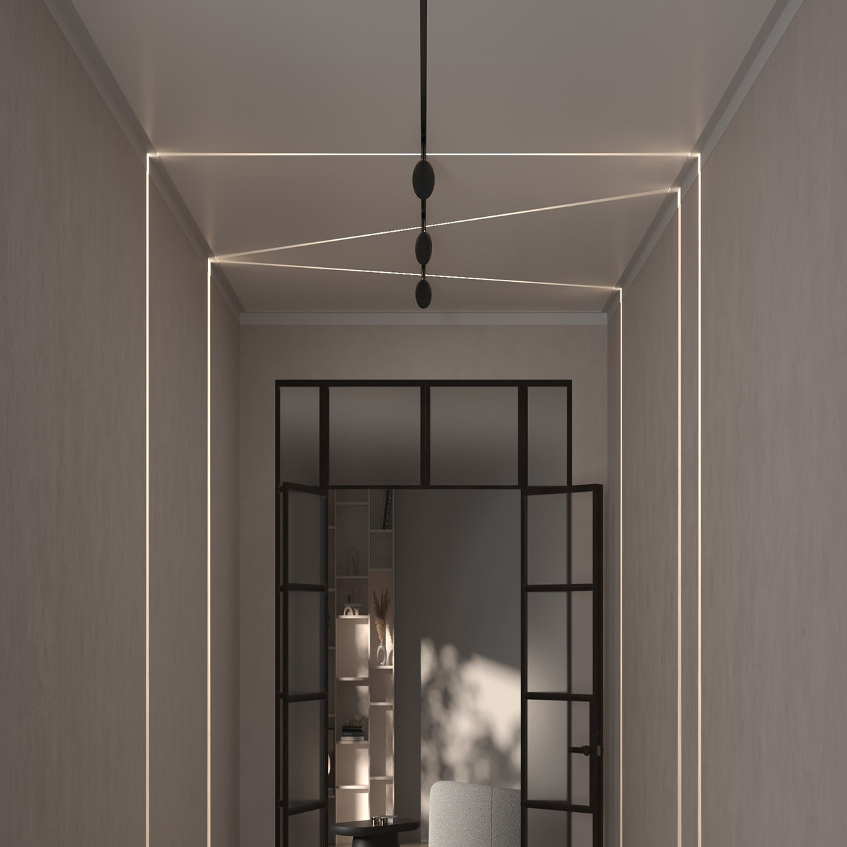 Interior Image for outline track projection light