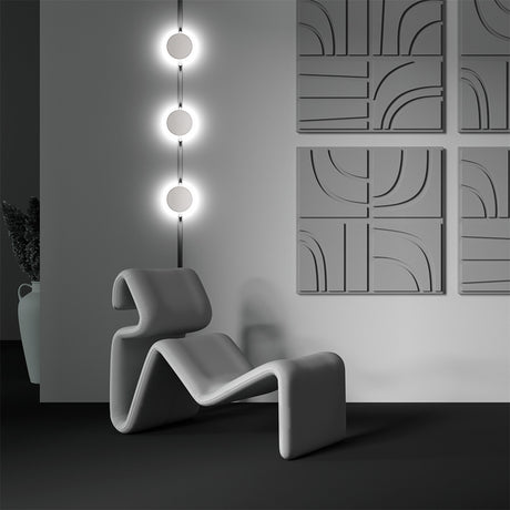 Interior Image for Relax LED Magnetic Exility Track Wall/Ceiling Light 5W 3000K - Black & White