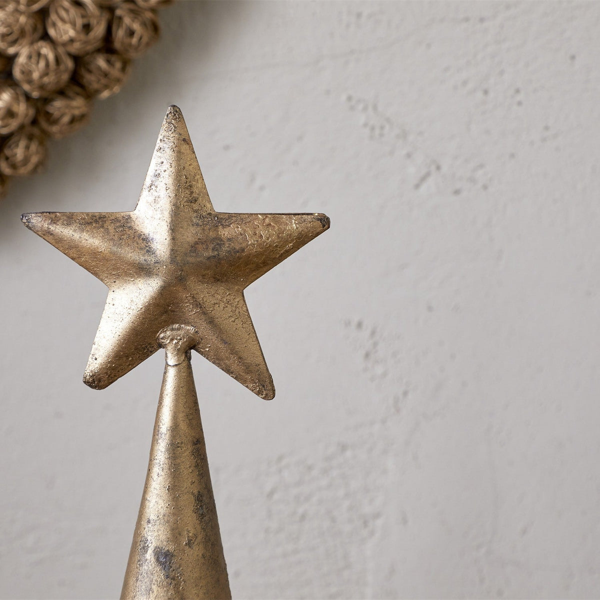 Talna Large Tree Christmas Bell - Antique Brass