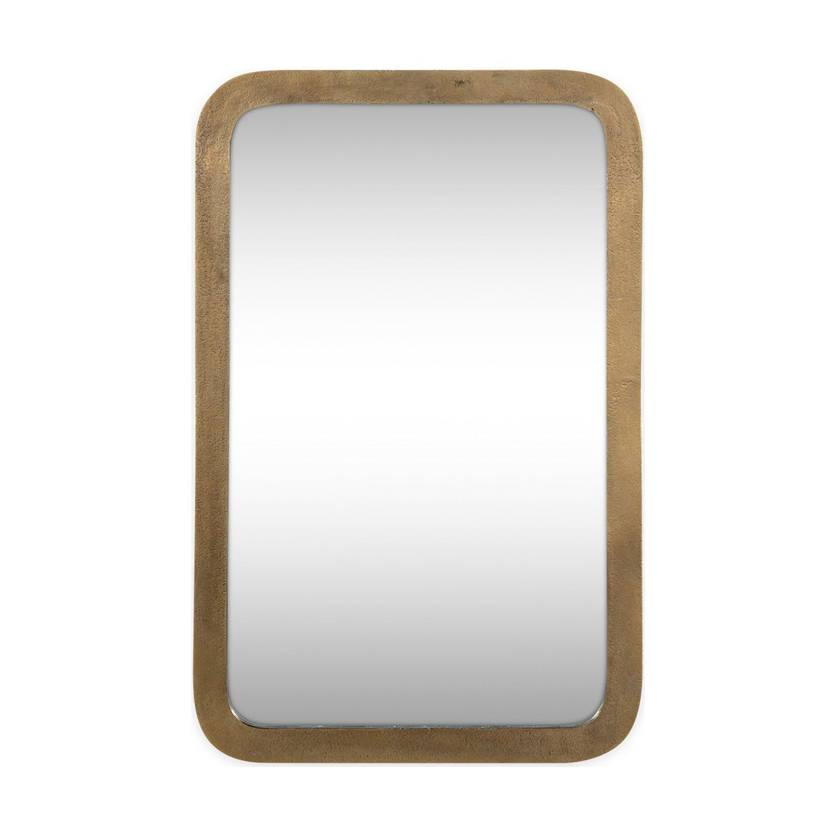 Ungura Rounded Wall Mirror - Antique Brass