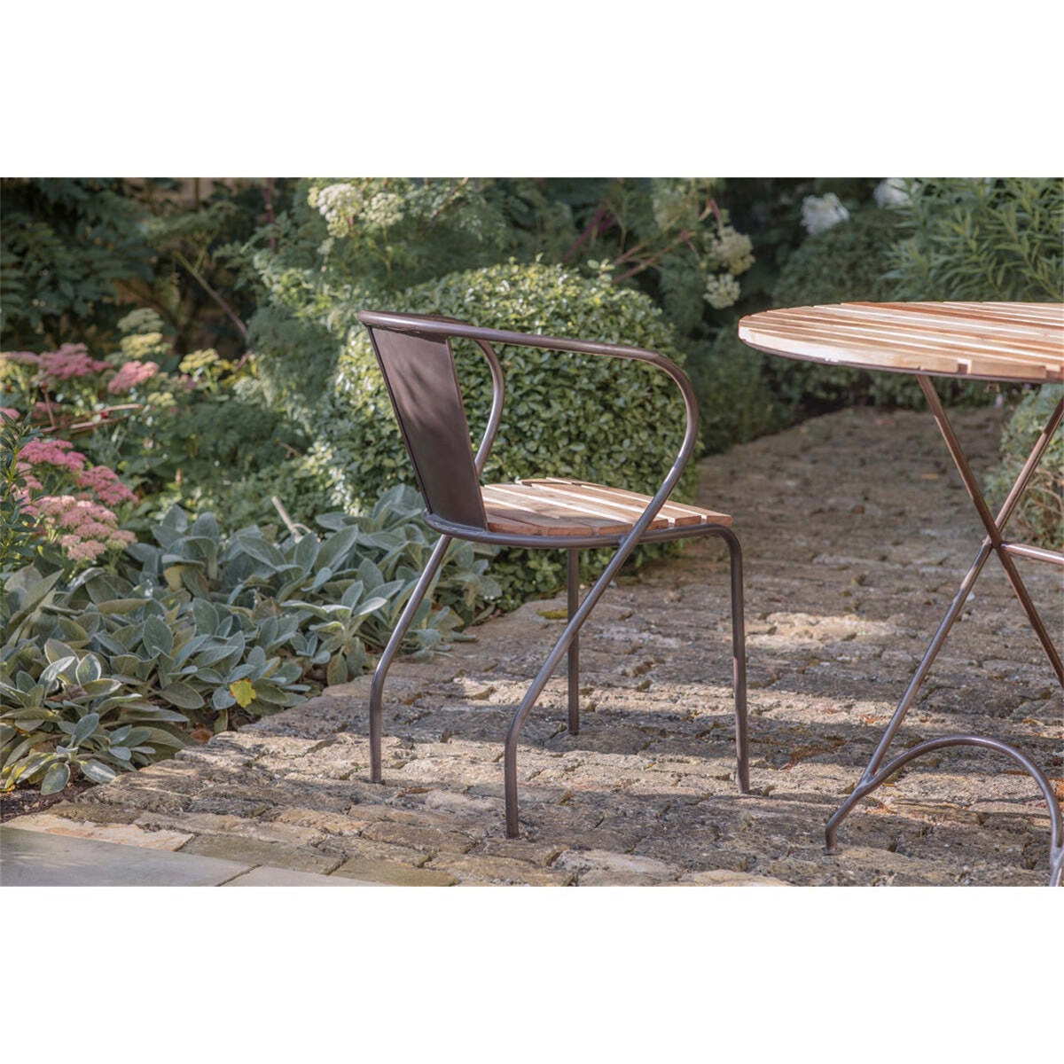 Vivika Acacia Garden Dining Chair - Natural