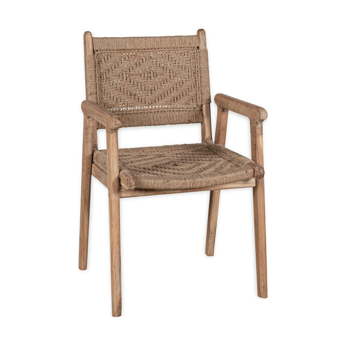 Vinay Woven Jute Dining Chair - Natural