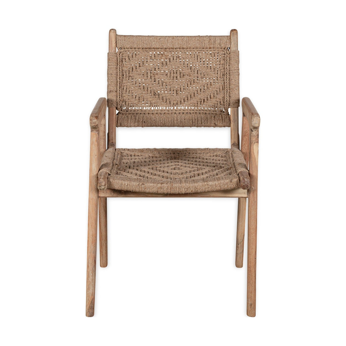 Vinay Woven Jute Dining Chair - Natural