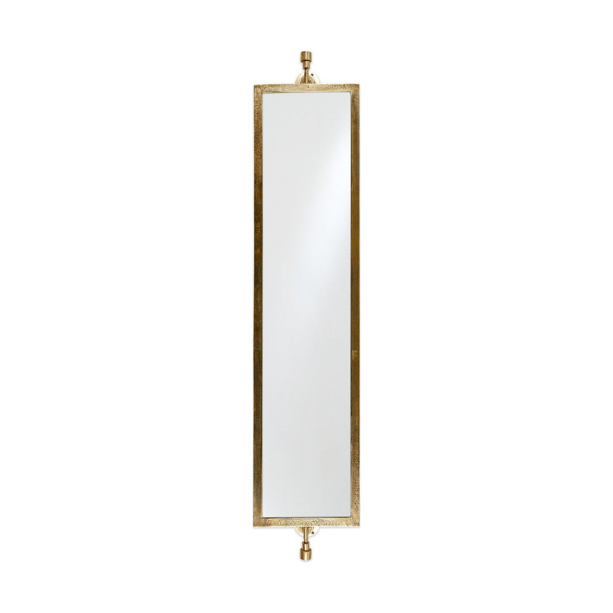 Visala Swivel Full Length Mirror - Antique Brass
