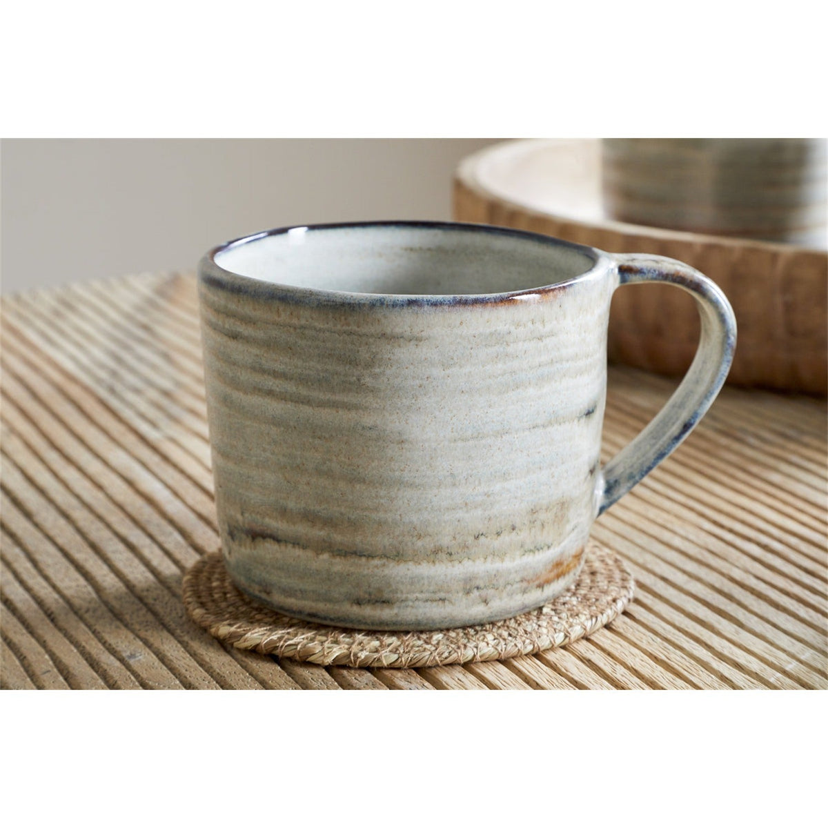 Vizo Large Reactive Glaze Mug - Grey