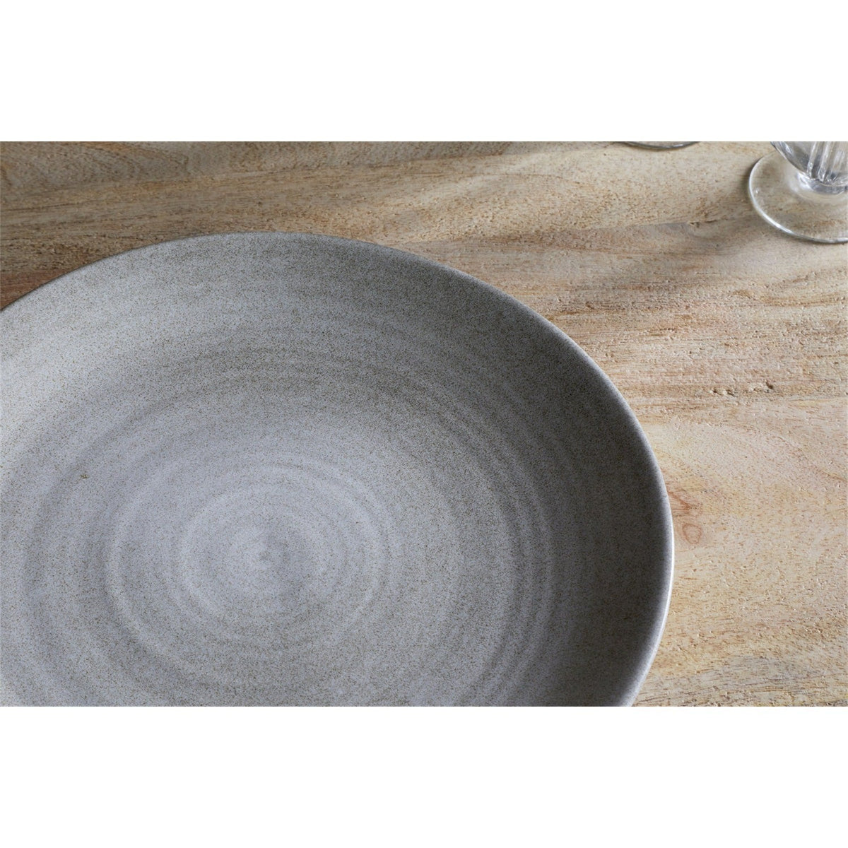 Valinha Earthenware Dinner Plate - Grey