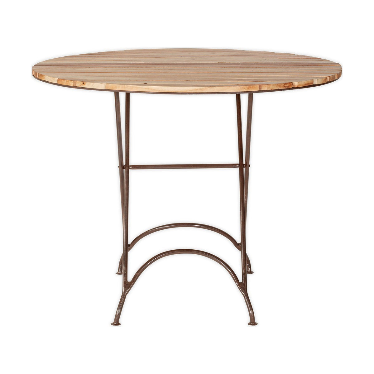 Vivika Round Acacia Garden Dining Table - Natural