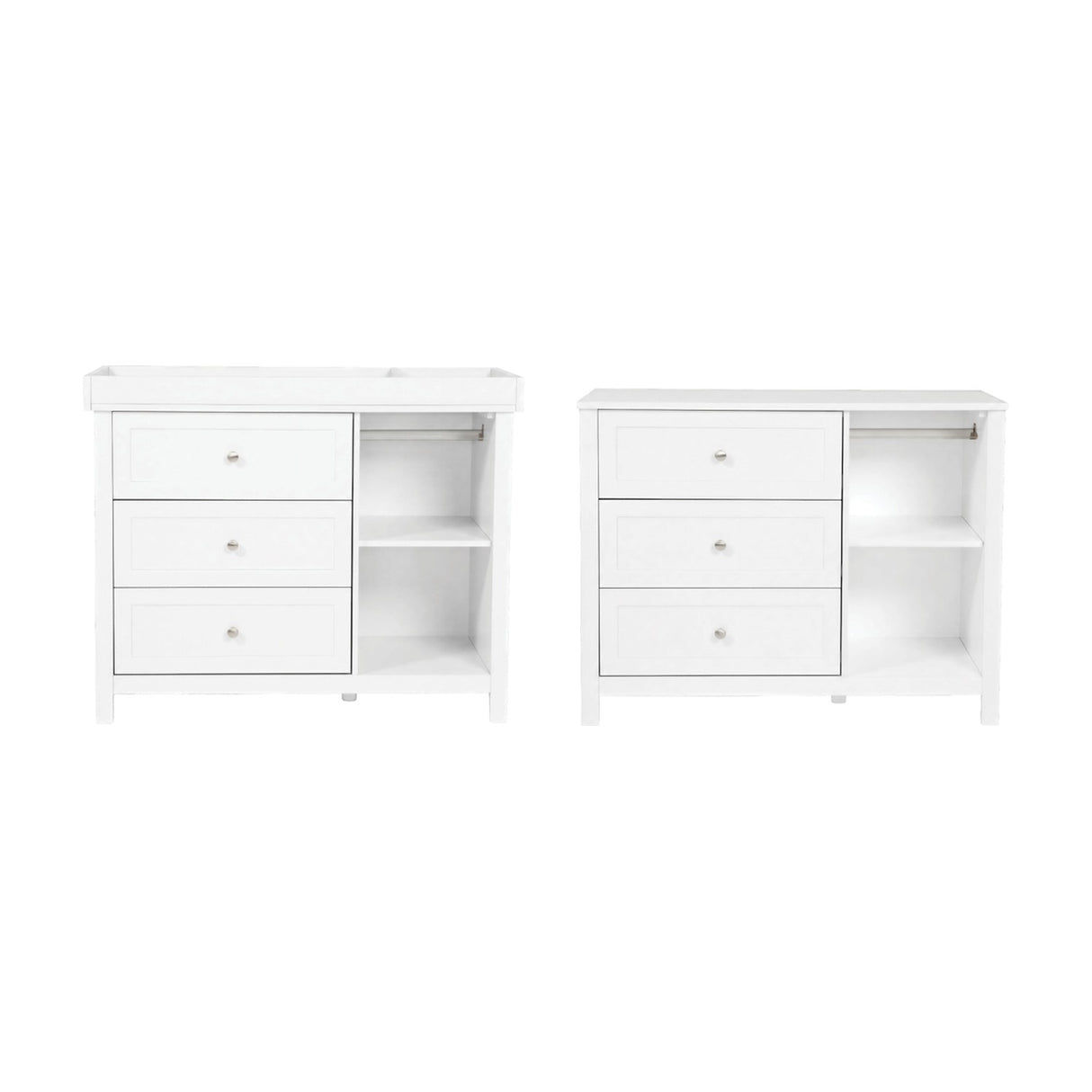Wanderer 3 Piece Nursery Furniture Set - White