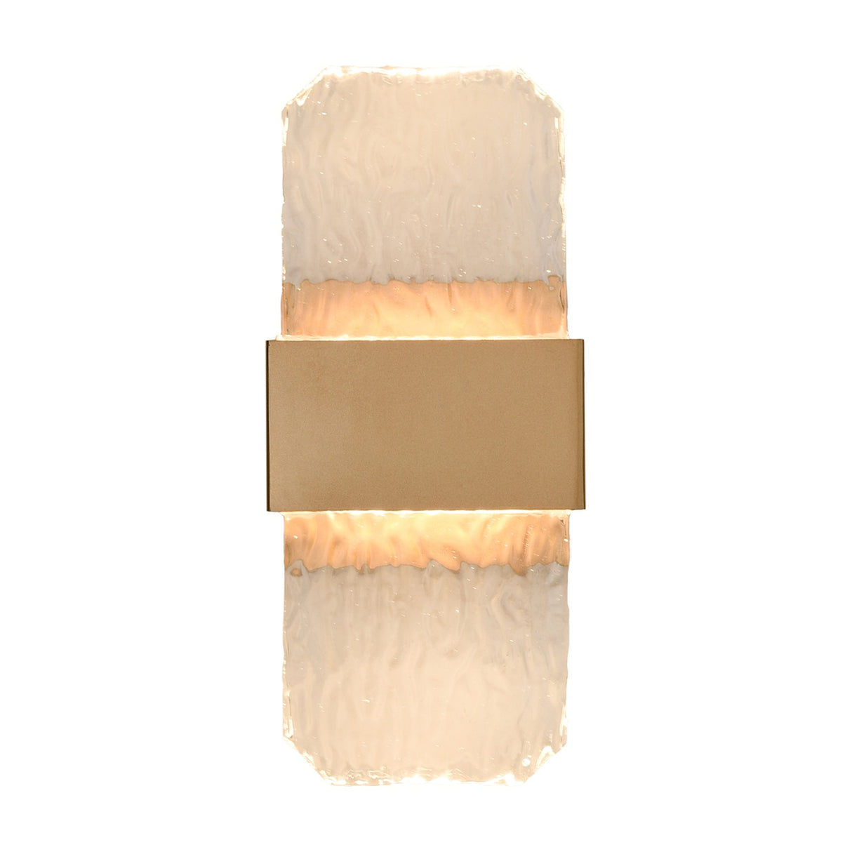 Frost exterior wall light in brass finish, alternative view