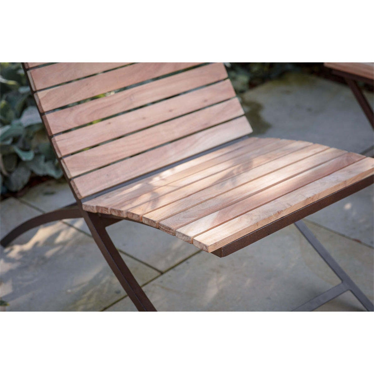 Yatin Slatted Acacia Garden Chair - Natural