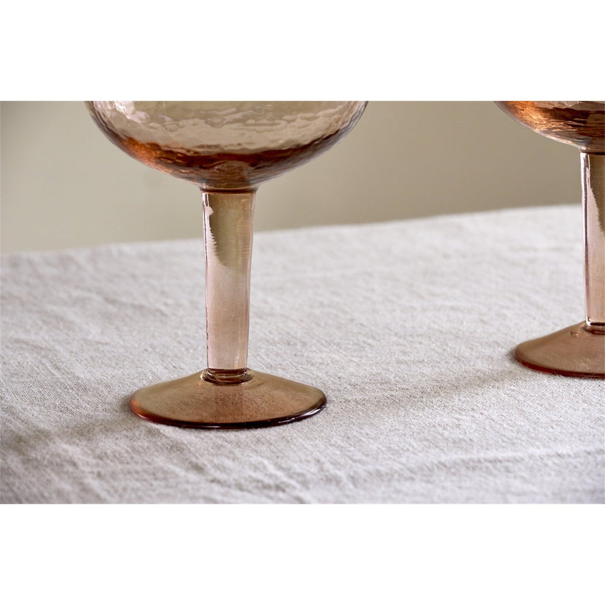 Yala Hammered Gin Glasses - Dusty Terracotta - Set of 2