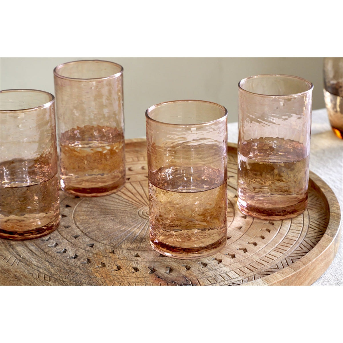 Yala Highball Tumblers - Dusty Terracotta - Set of 4