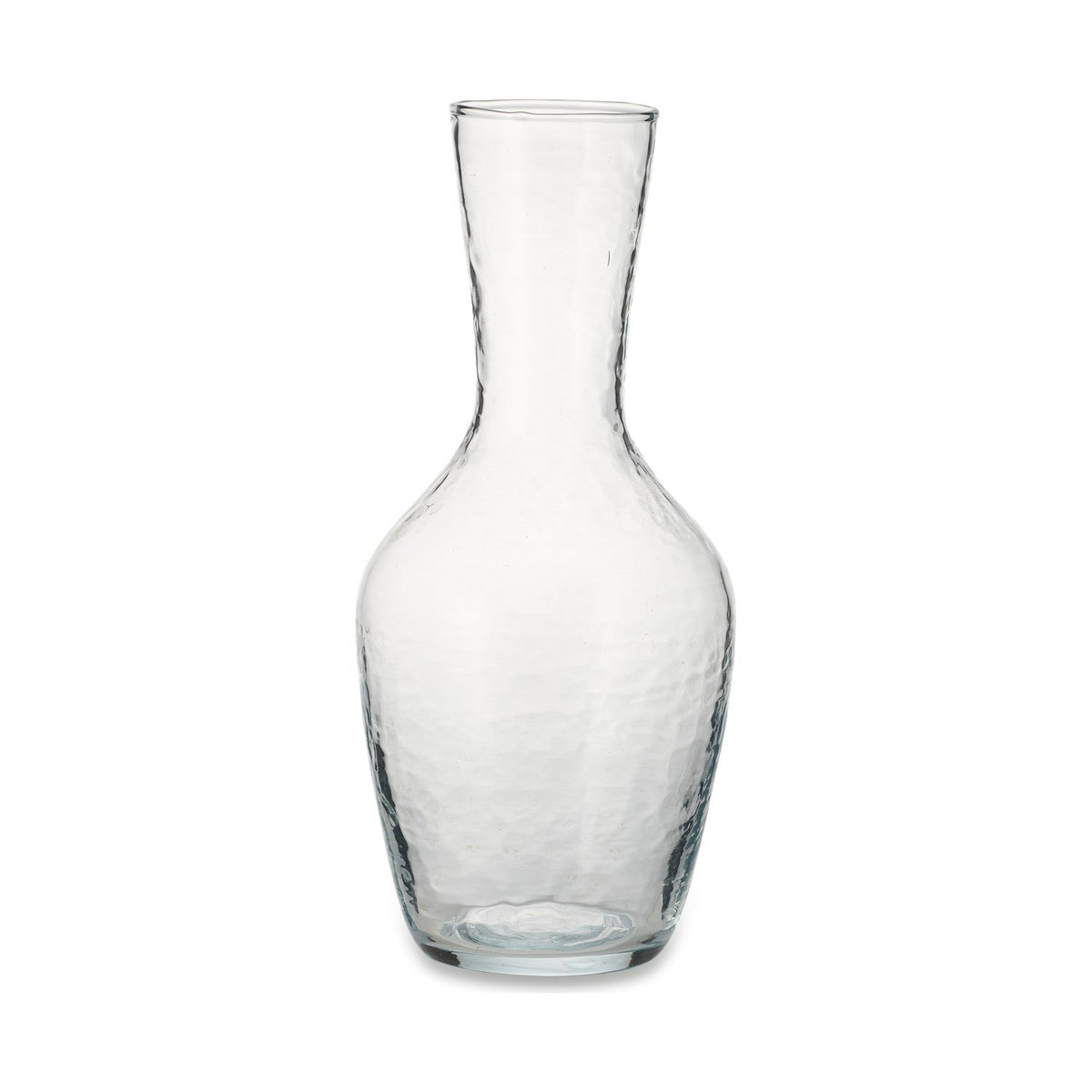 Yala Hammered Glass Jug - Clear