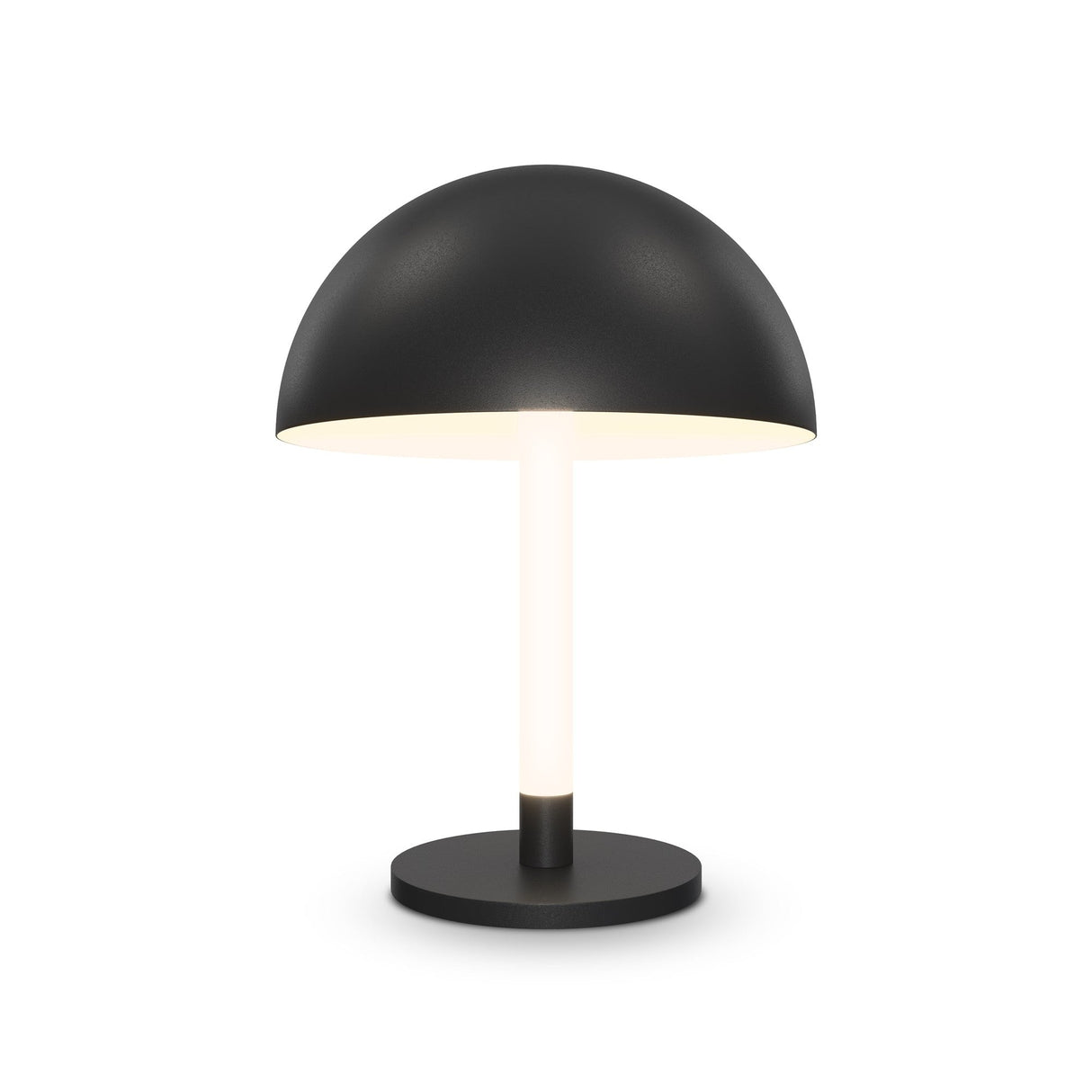 Ray LED table lamp in black, providing a sleek and modern light source for desktops and tables.