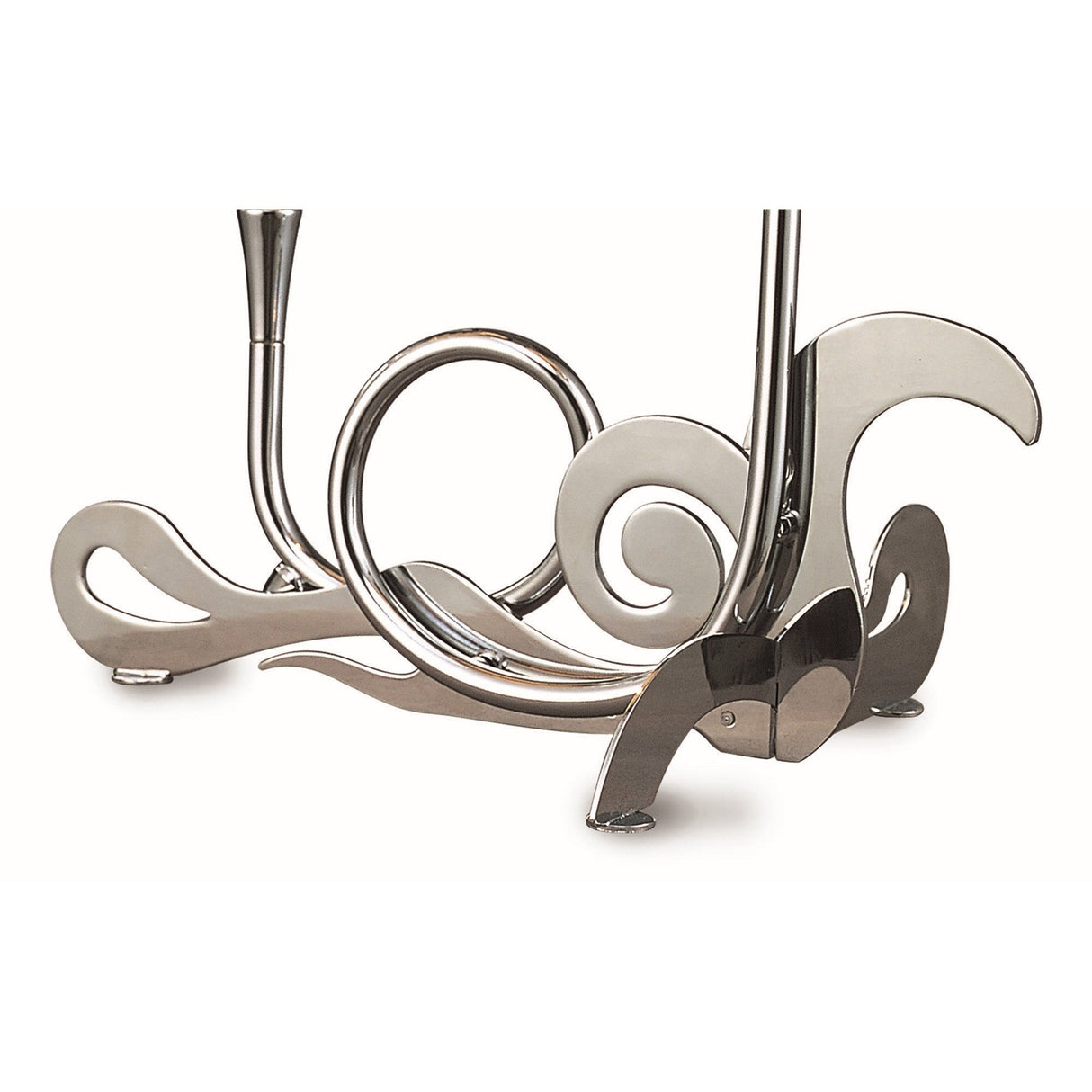 Acanto 2 Light Table Lamp - Chrome With Black Shades