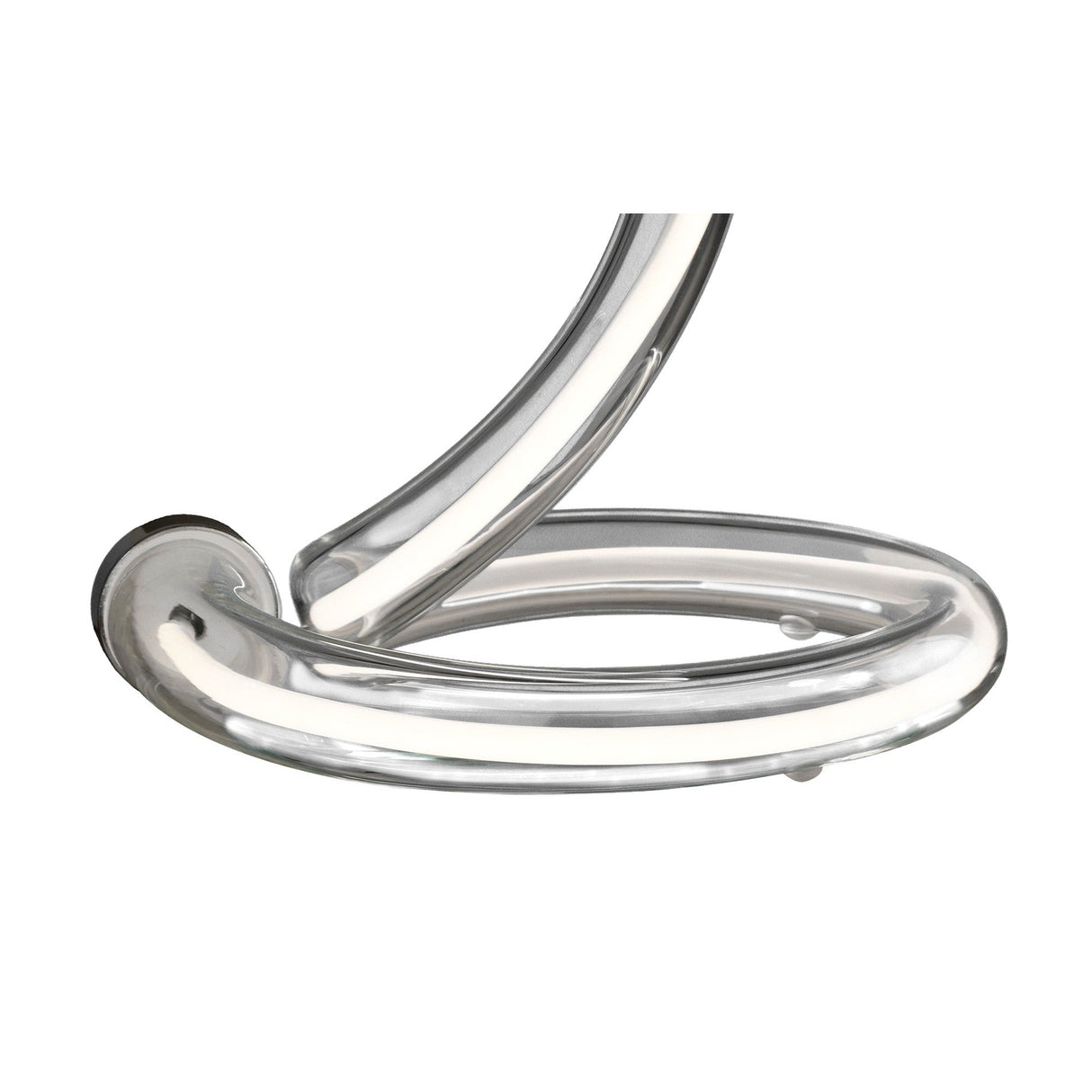 Adaggio Iris LED Crystal Table Lamp 8W 3000K - Chrome/Clear