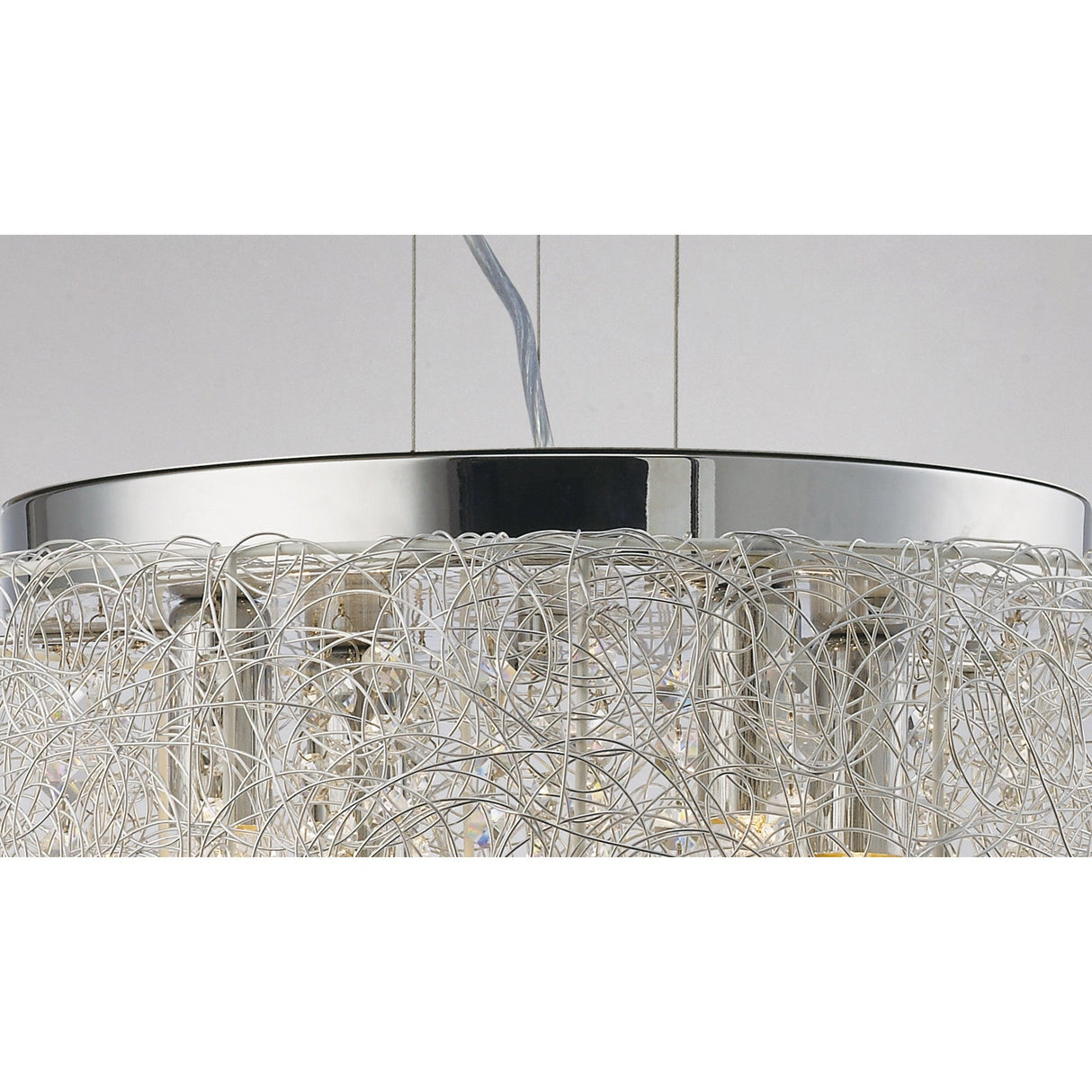 Adeline 40cm 4 Light Crystal Chandelier - Polished Chrome