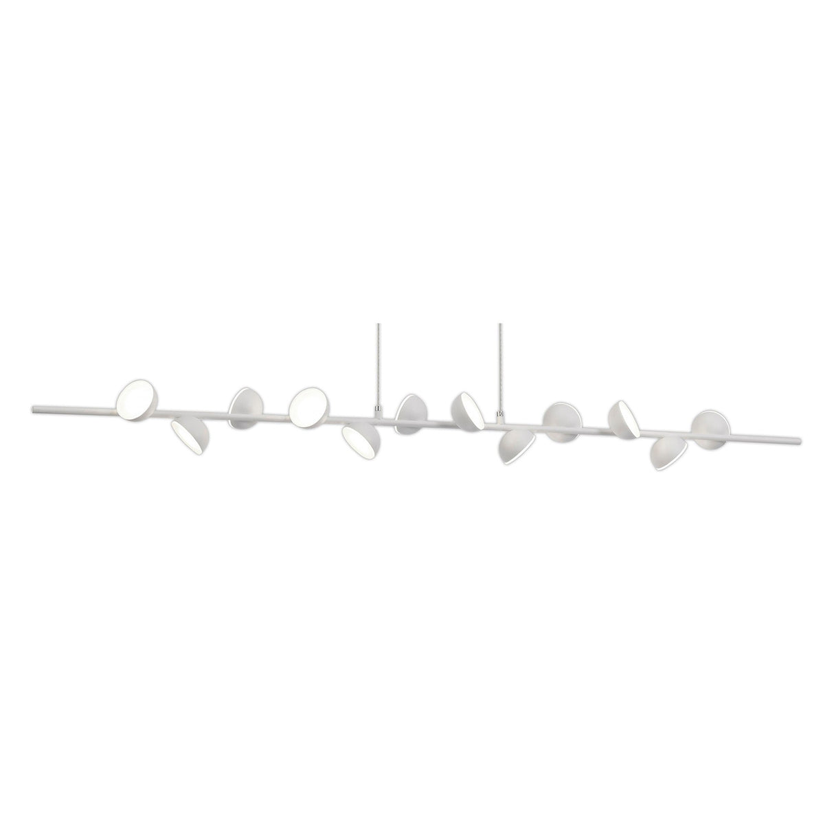 Adn 100cm LED Linear Suspension Light 36W 3000K - White