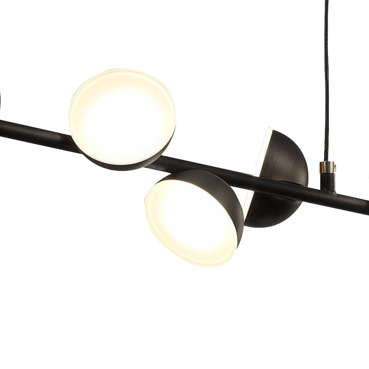 Adn 100cm LED Linear Suspension Light 36W 3000K - Black