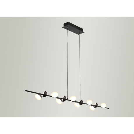 Adn 100cm LED Linear Suspension Light 36W 3000K - Black