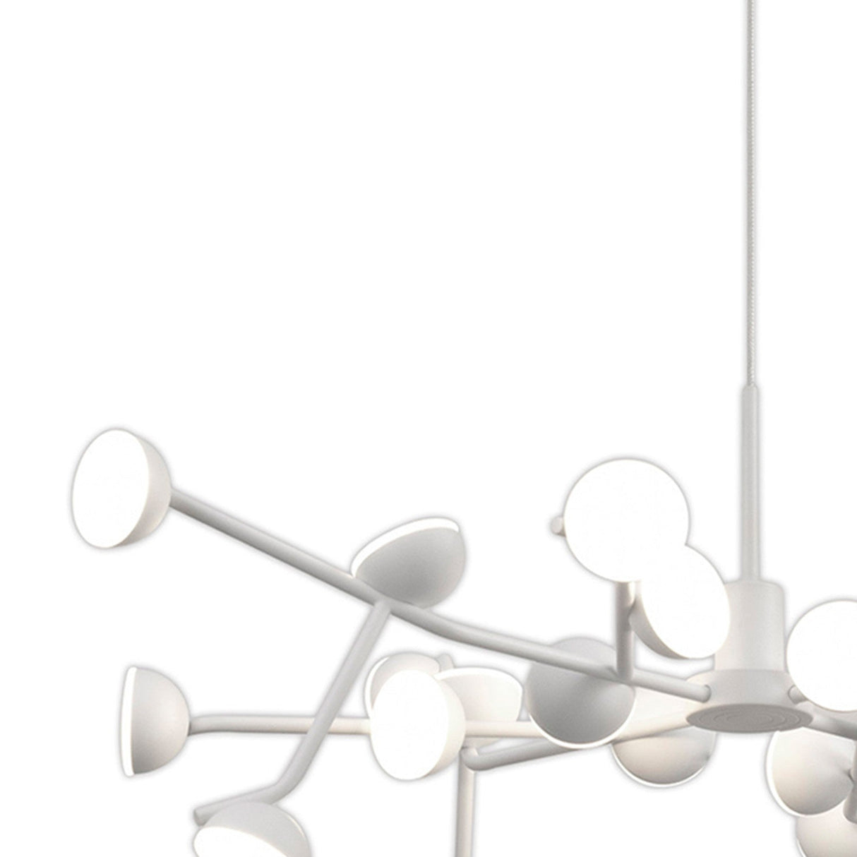 Adn 65.8cm LED Dimmable Suspension Light 72W 3000K - White