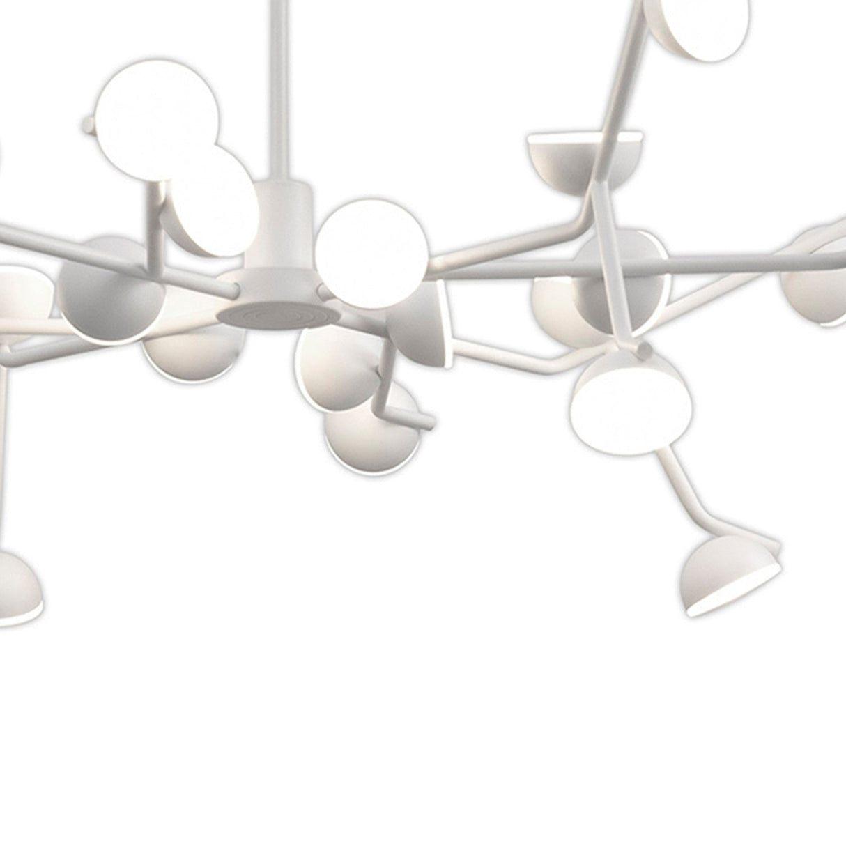 Adn 65.8cm LED Dimmable Suspension Light 72W 3000K - White