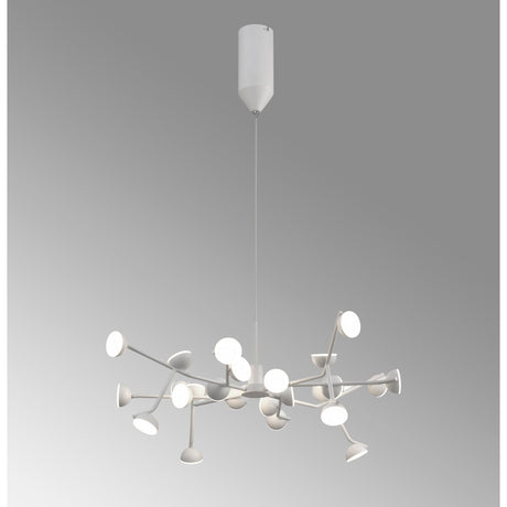 Adn 65.8cm LED Dimmable Suspension Light 72W 3000K - White