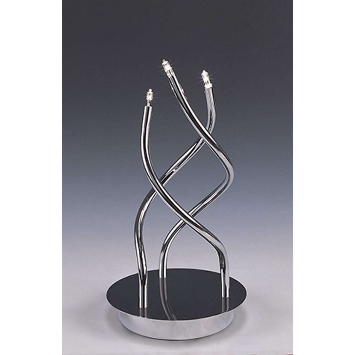 Aire 3 Light Table Lamp - Polished Chrome