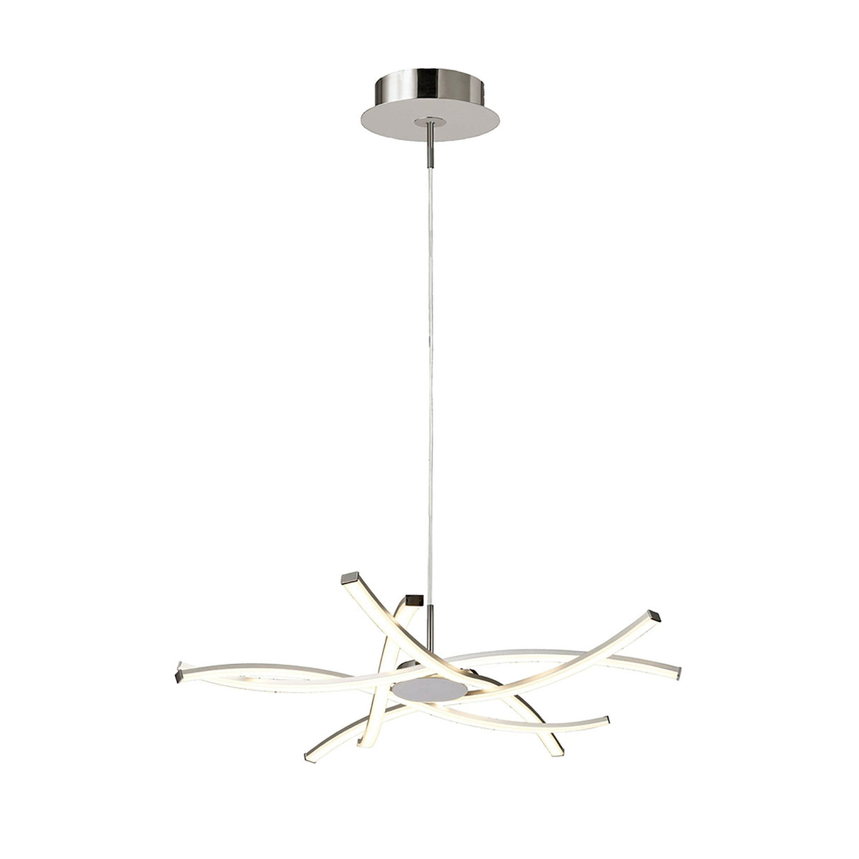 Aire 71cm LED Suspension Light 42W 3000K - Polished Chrome