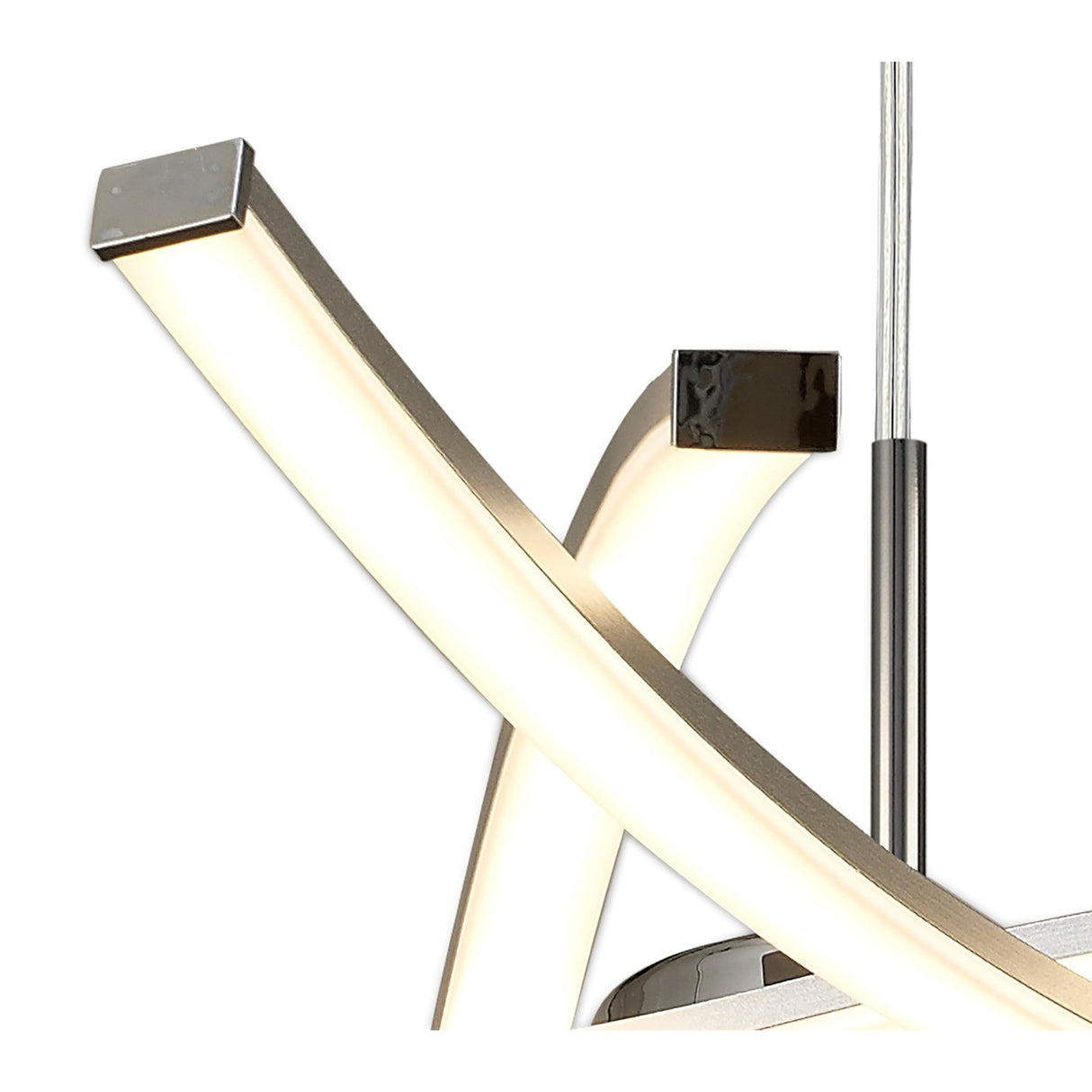 Aire 71cm LED Suspension Light 42W 3000K - Polished Chrome