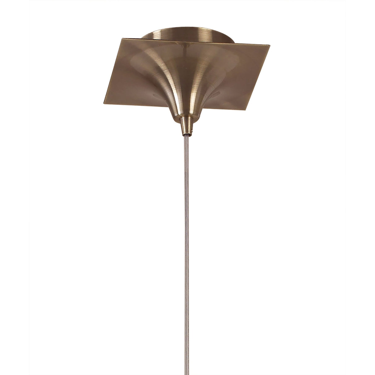 Akira 4 Light Pendant Light - Brass With Cream Shade