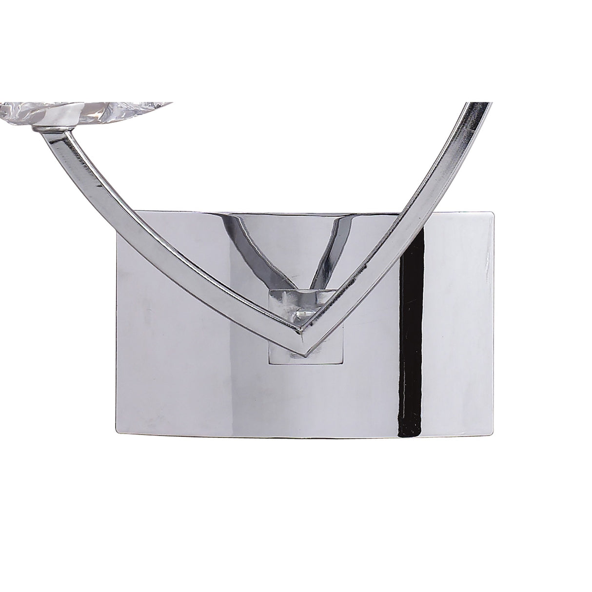 Akira 2 Light Wall Lamp - Chrome With Black Shades