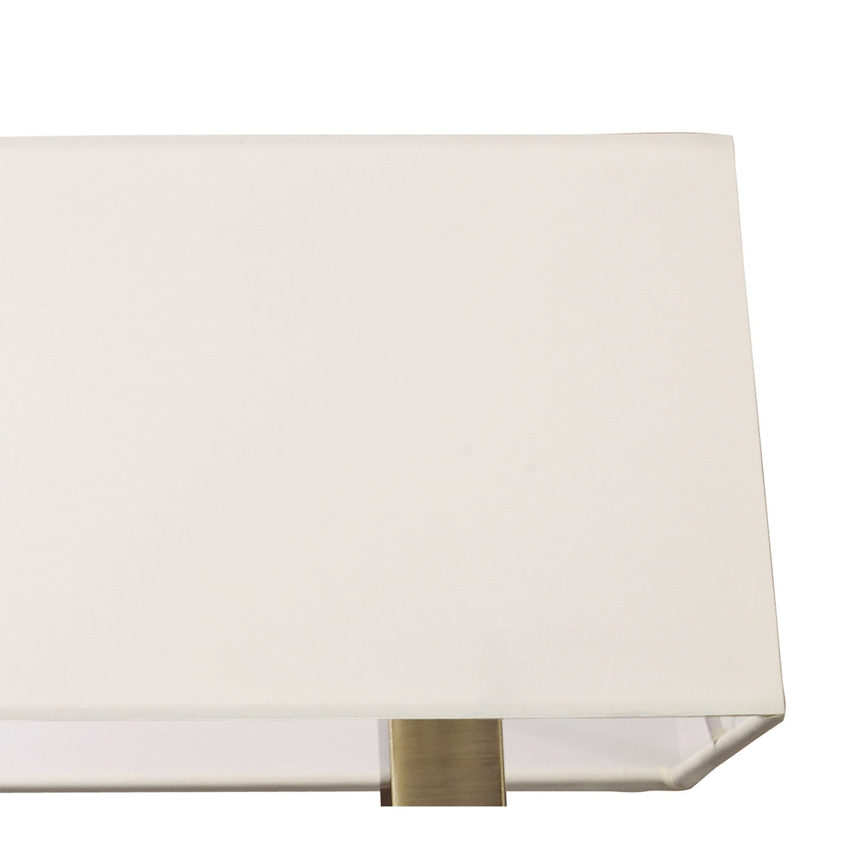 Akira 3 Light Wall Lamp - Brass With Cream Shade