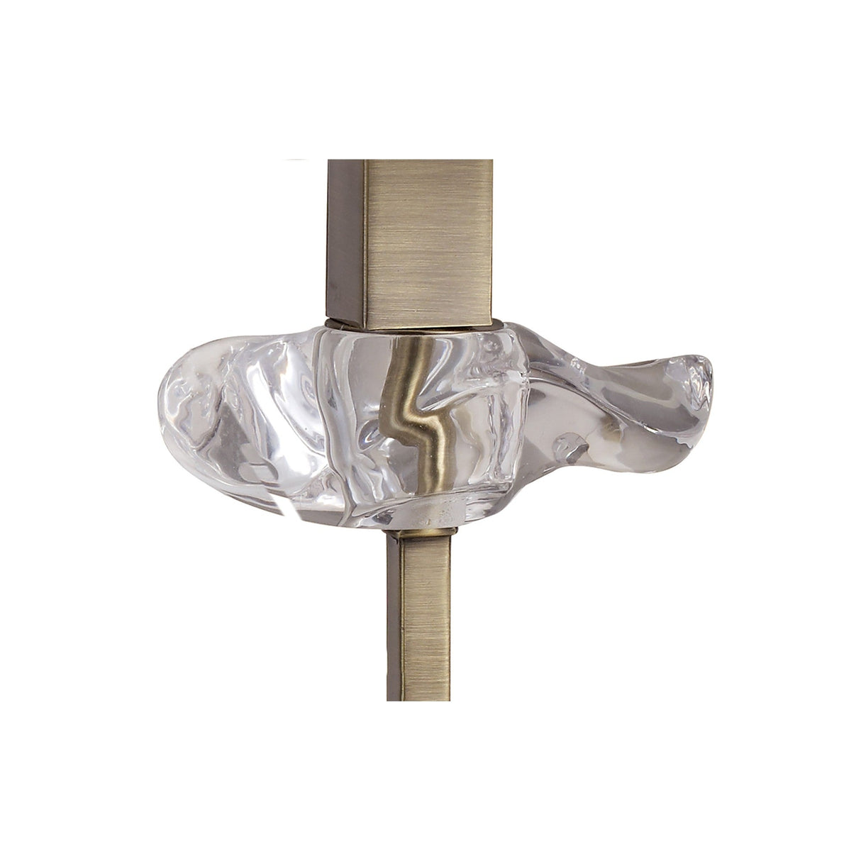 Akira 1 Light Table Lamp - Brass With Cream Shade