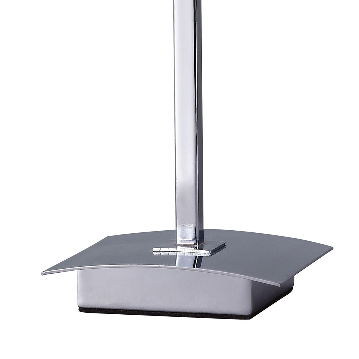 Akira 1 Light Table Lamp - Chrome With Black Shade