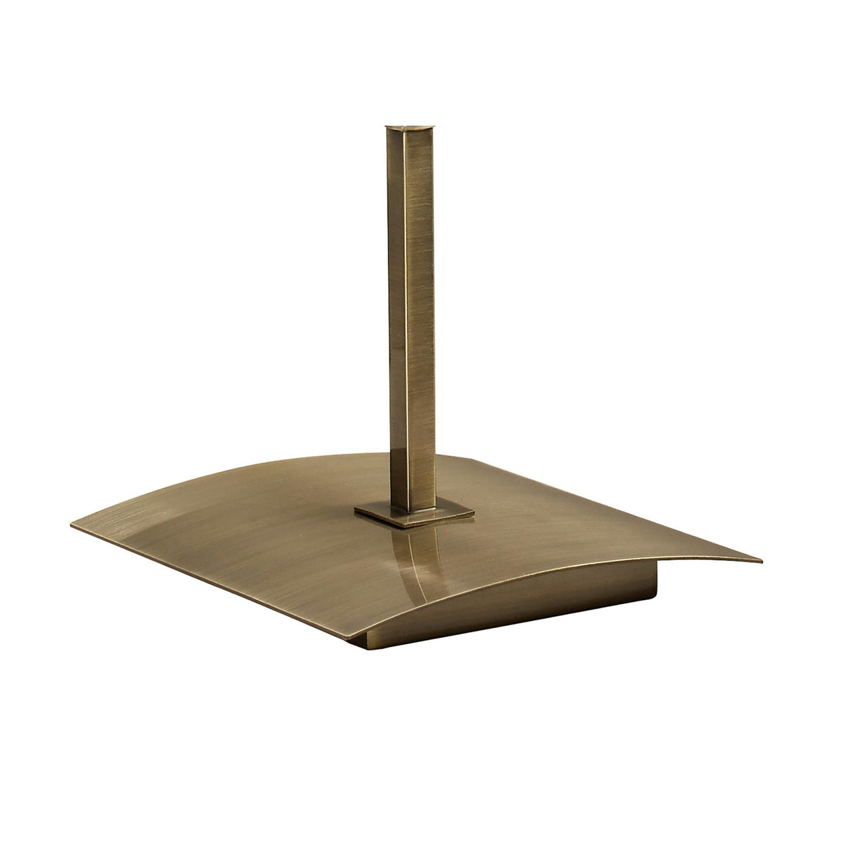 Akira 2 Light Table Lamp - Brass With Cream Shade