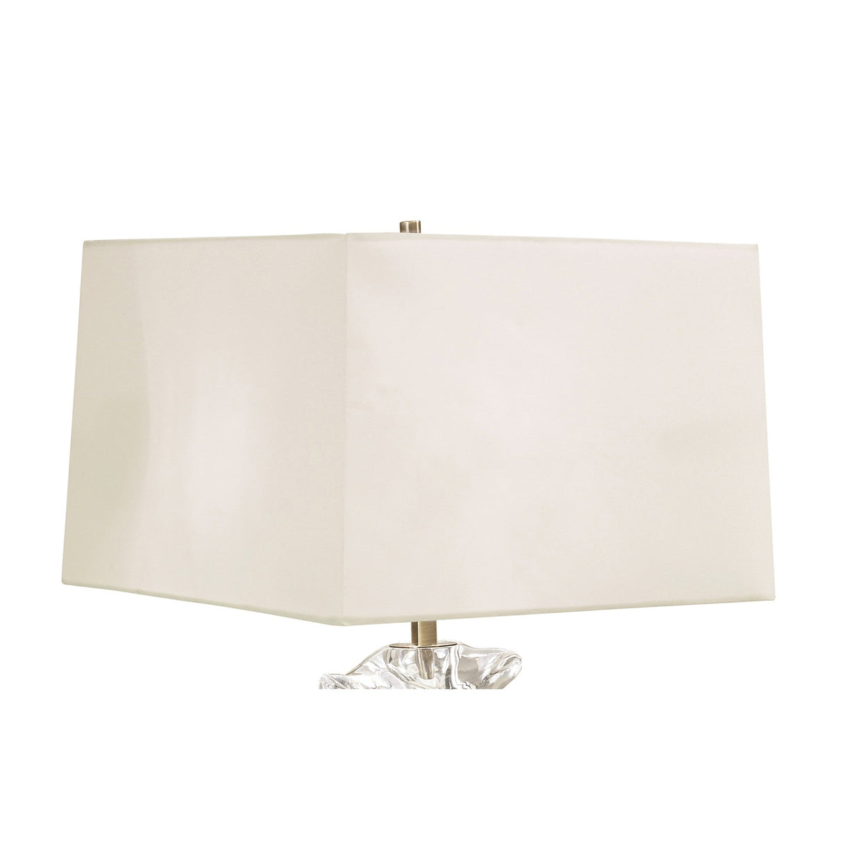 Akira 2 Light Table Lamp - Brass With Cream Shade