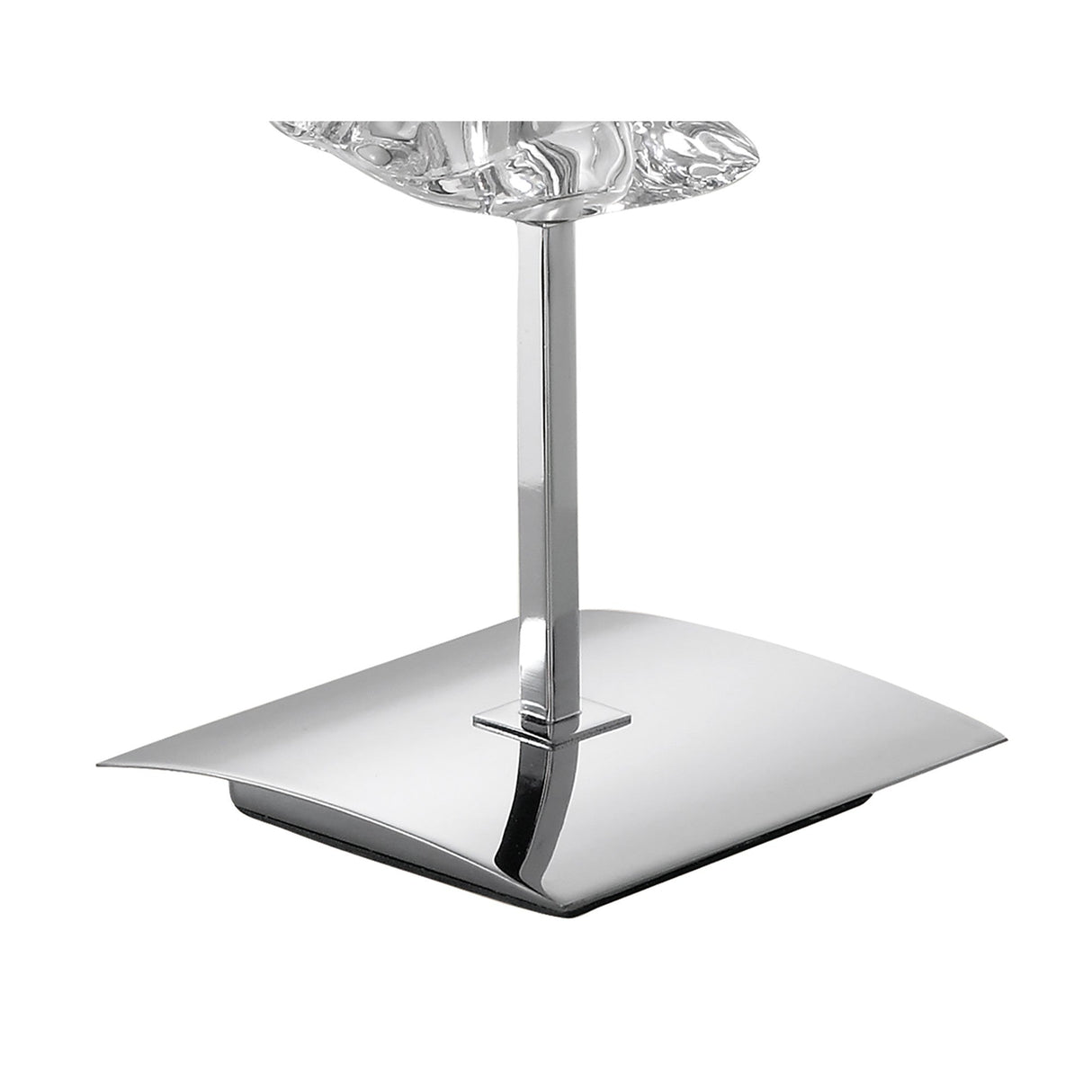 Akira 2 Light Table Lamp - Chrome With Cream Shade