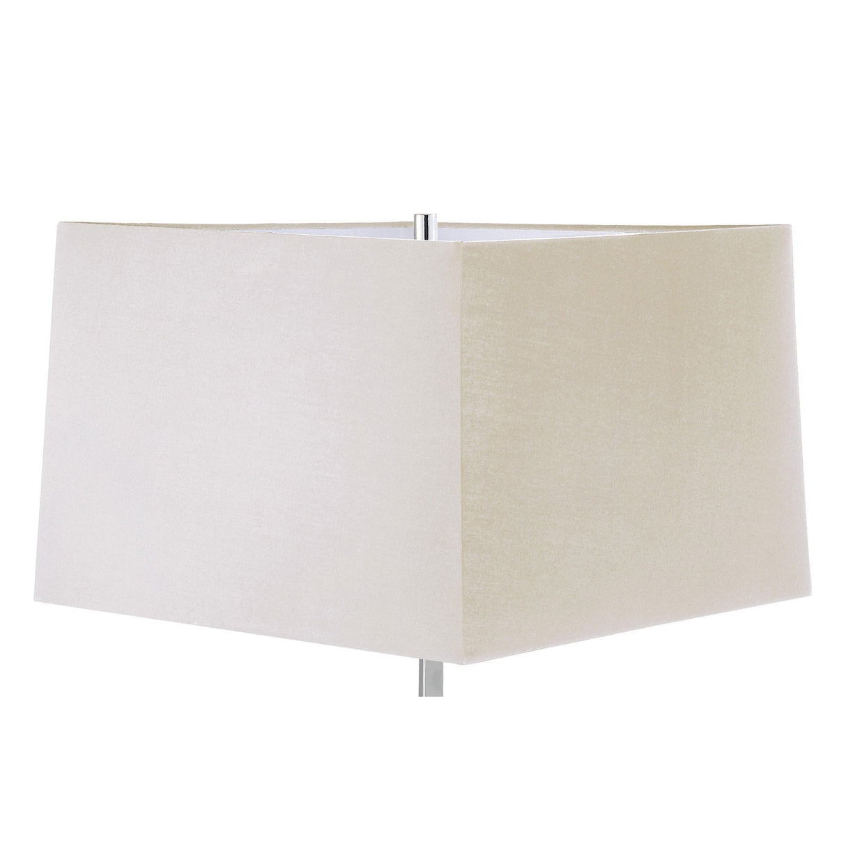 Akira 2 Light Table Lamp - Chrome With Cream Shade