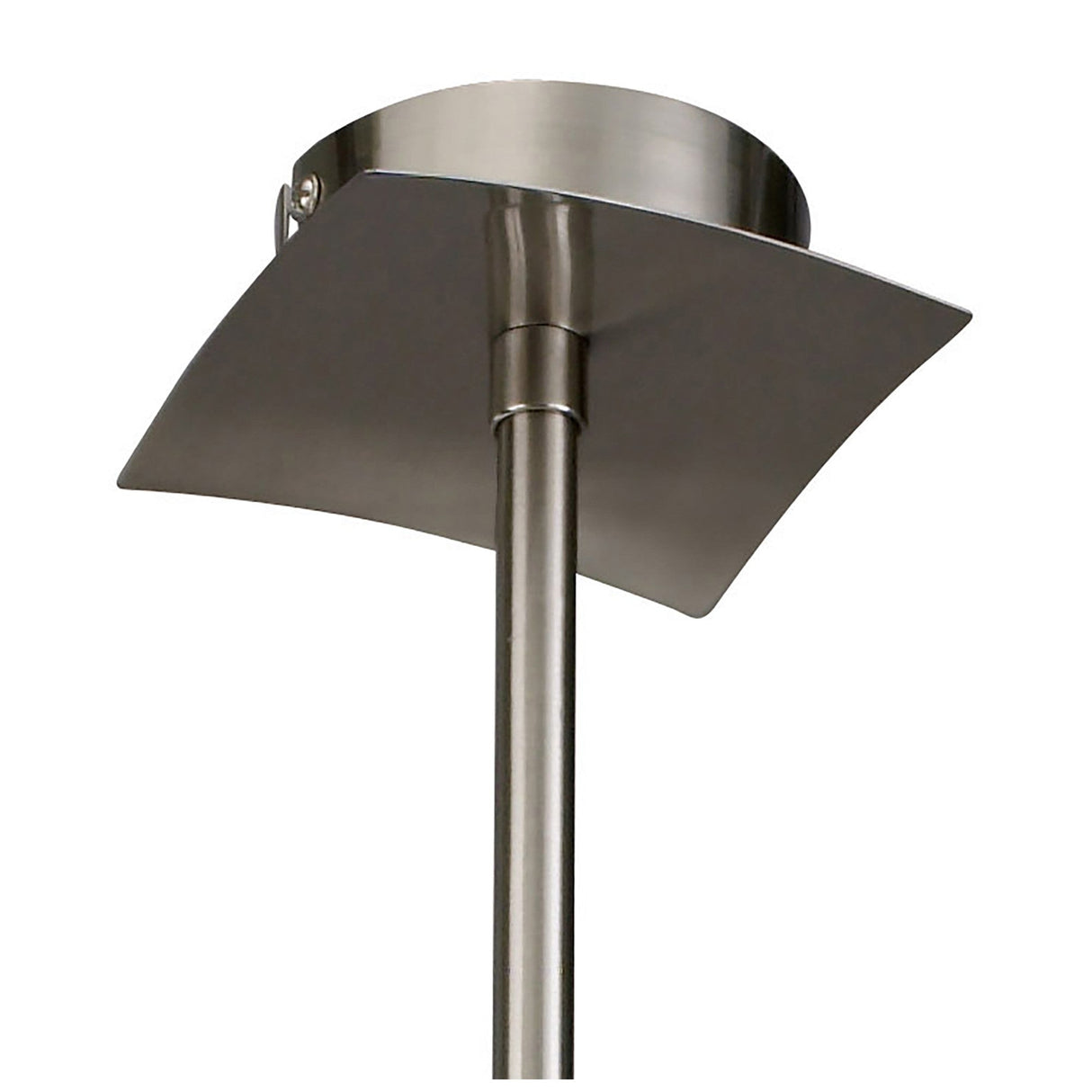 Alaska 64cm 6 Light Chandelier/Semi-Flush - Satin Nickel
