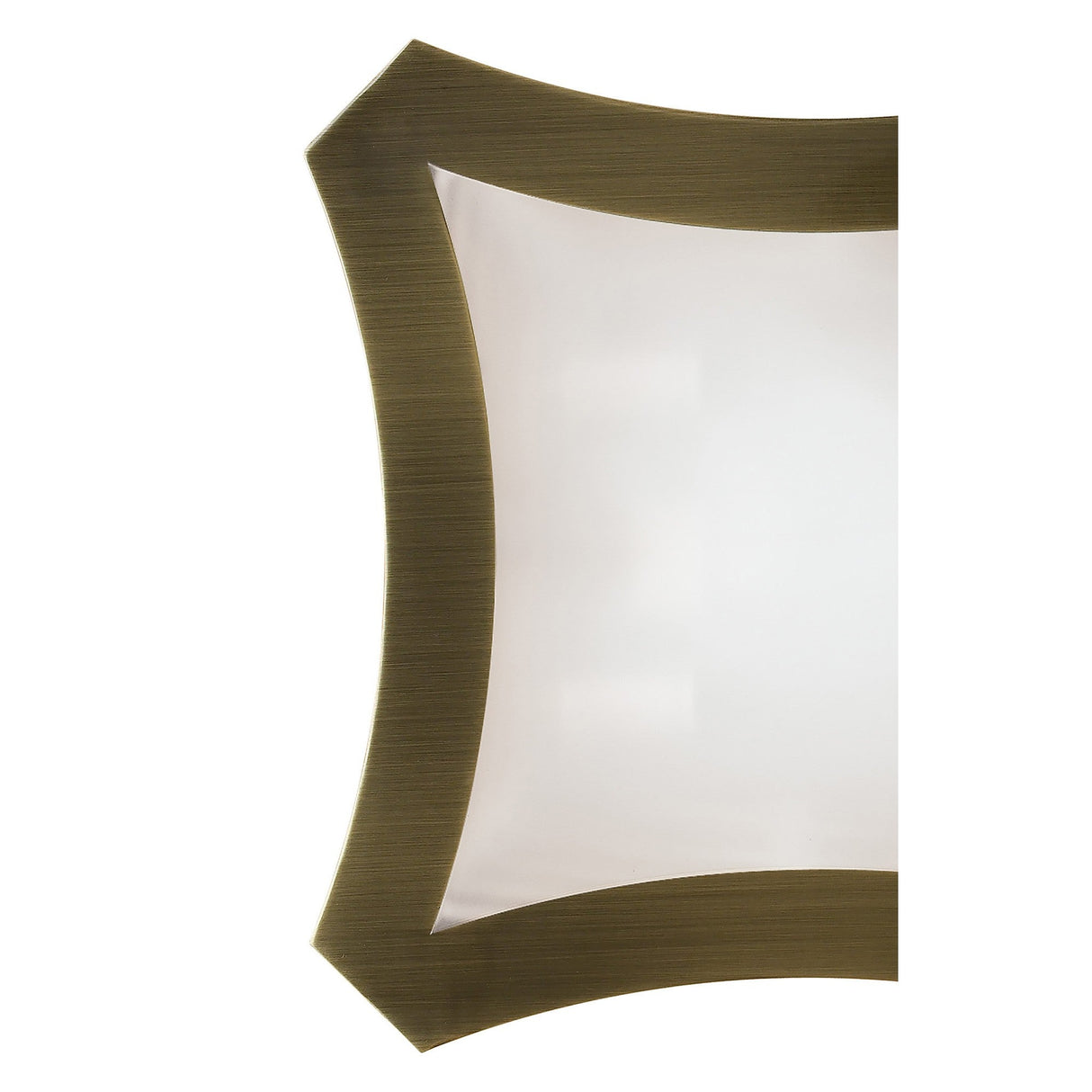 Alaska 3 Light Wall/Flush Ceiling Light - Antique Brass