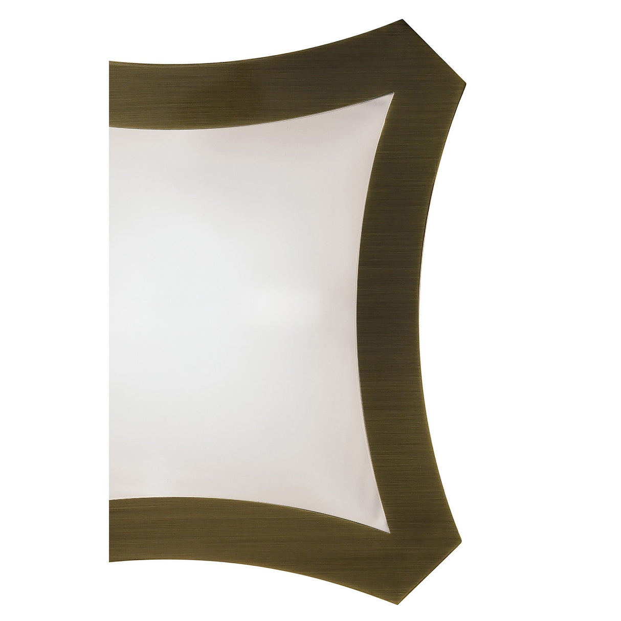 Alaska 3 Light Wall/Flush Ceiling Light - Antique Brass