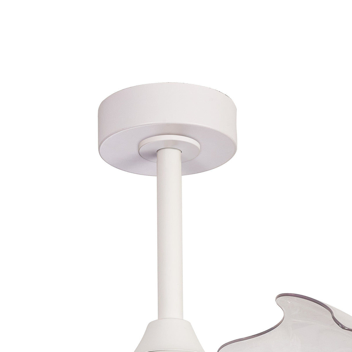 Alaska Mini CCT Dimmable LED Ceiling Fan Light With Remote & APP Control - Brown